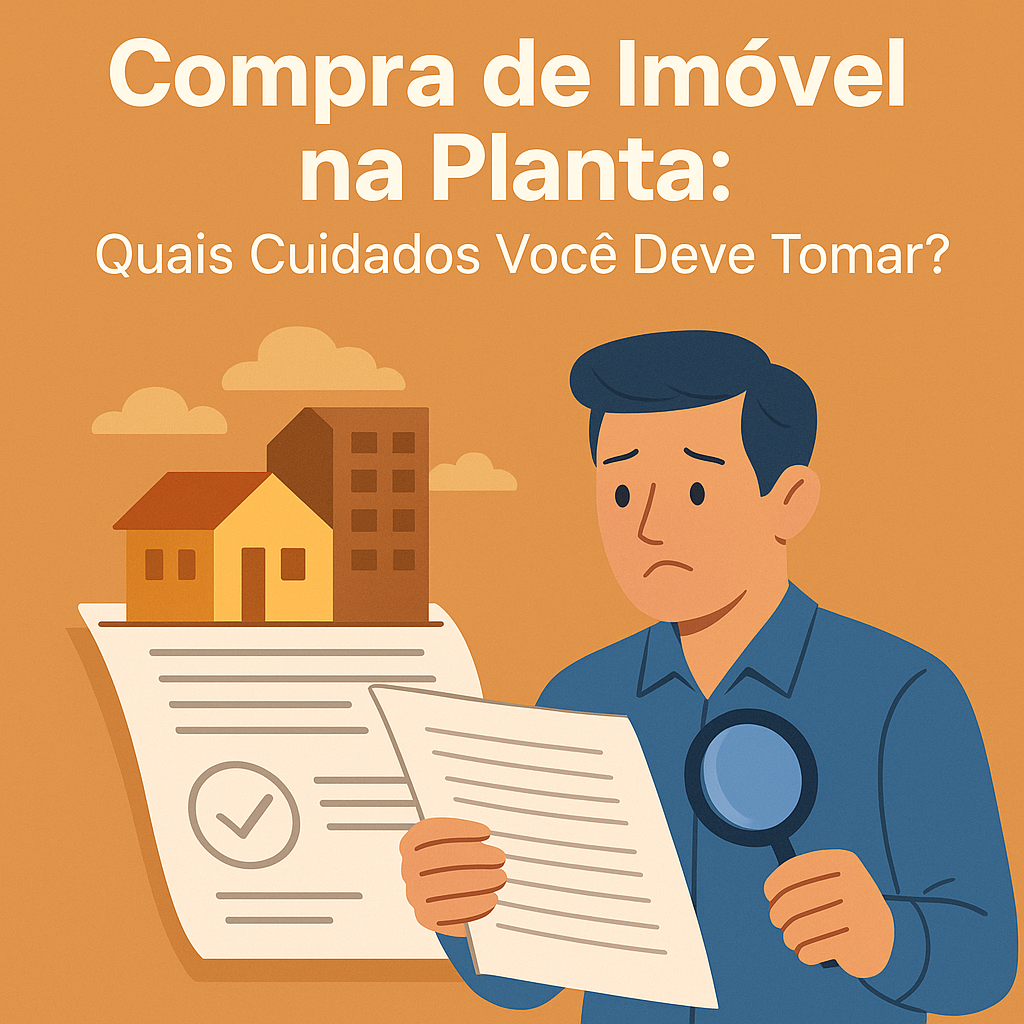 Imóvel na planta: cuidados com contrato, prazo e afetação
