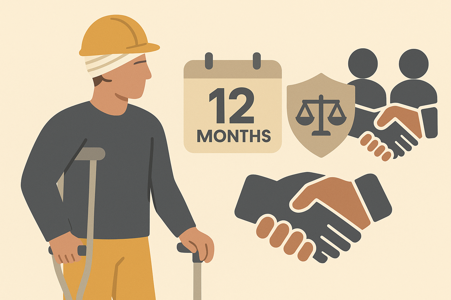 Empregados acidentados conquistam estabilidade de 12 meses após alta médica